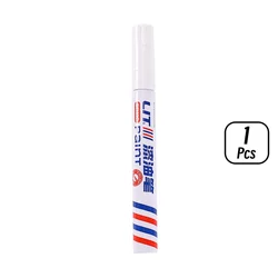 Colorful Permanent Paint Marker Set - 8 Waterproof Vibrant Colors (1 white)
