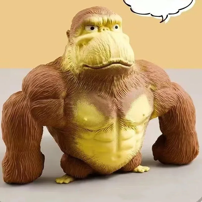 Antistress Orangutan Fidget Toys Squishy Elastic Monkey Funny Decompression Gorilla Stress Relief Games Toy for Adults Kids fidget toys gorilla toy