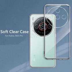 Ultra-Slim Clear Transparent Soft TPU Phone Case Cover for Nubia Z60S Pro (Clear)