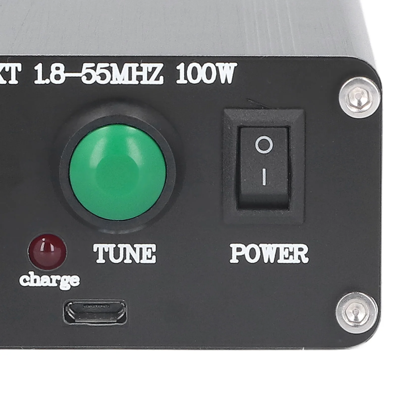 Mini Automatic Antenna Tuner ATU-100 for Radio, 1.8-55MHz 100W with OLED Display, Aluminum Housing for Ham & SWL