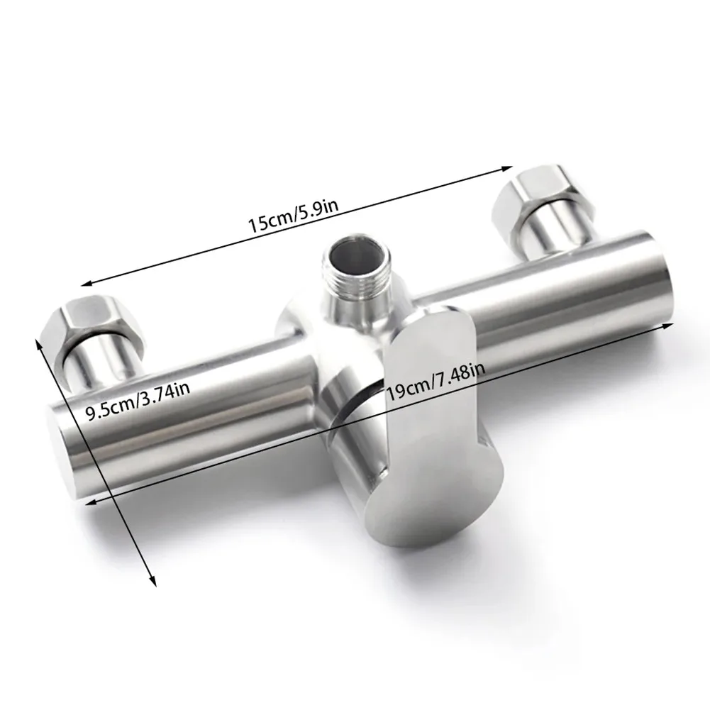 Easy Installation Stainless Steel Shower Faucet With Built In Rubber Sealing Ring And Ceramic Spool 2