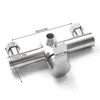 Easy Installation Stainless Steel Shower Faucet With Built In Rubber Sealing Ring And Ceramic Spool 2