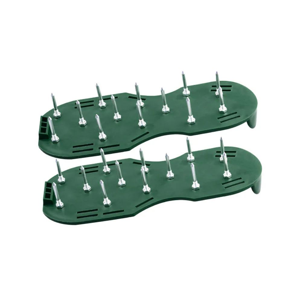 Practical Gardening Walking Garden Yard Grass Cultivator Scarification Aerator Nail Shoes Multi-functional  Tools