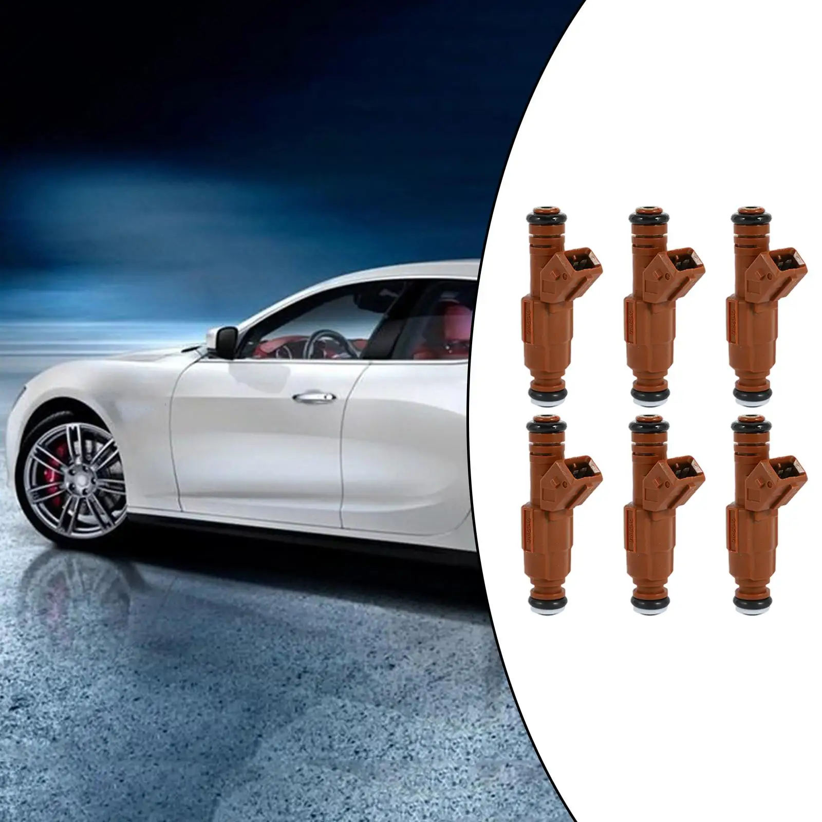 

6x Fuel Injectors Car Parts C70 S60 S70 2.4L 2.5L Automotive for Volvo 0280155831