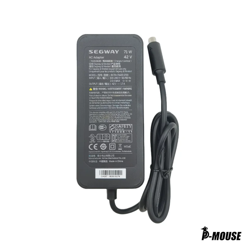 Original Charger For Ninebot ES1 ES2 ES4 Scooter And Xiaomi M365 42V 71W US Plug Power Supply