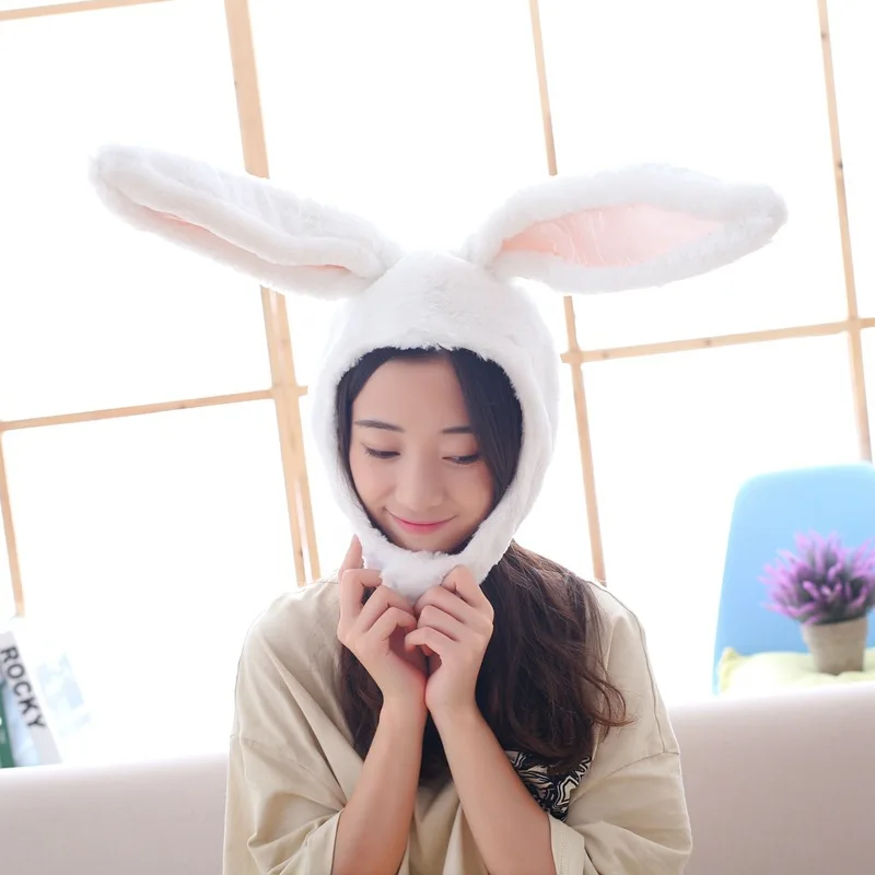 

Rabbit Ear Hat Rabbit Head Cover Photo Shooting Performance Prop Baby Hat