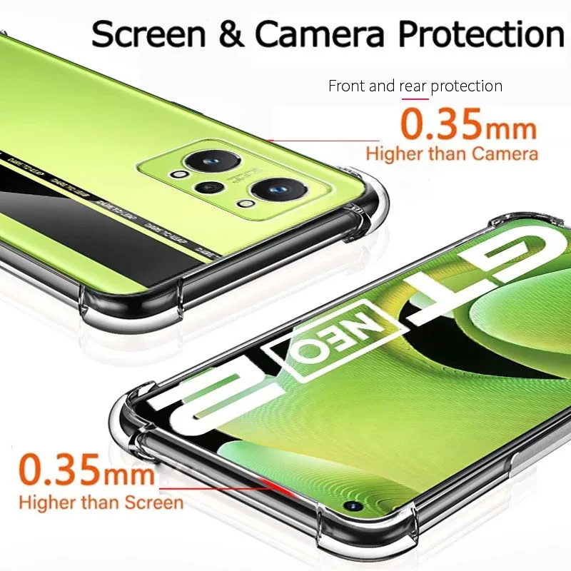 3in1/Silicone Case For Realme GT Neo 2 GT2 2T Q3S Q3T Q3 Pro Carnival Master Tempered Glass Oppo Finx X3 Lite Screen Protector best iphone wallet case