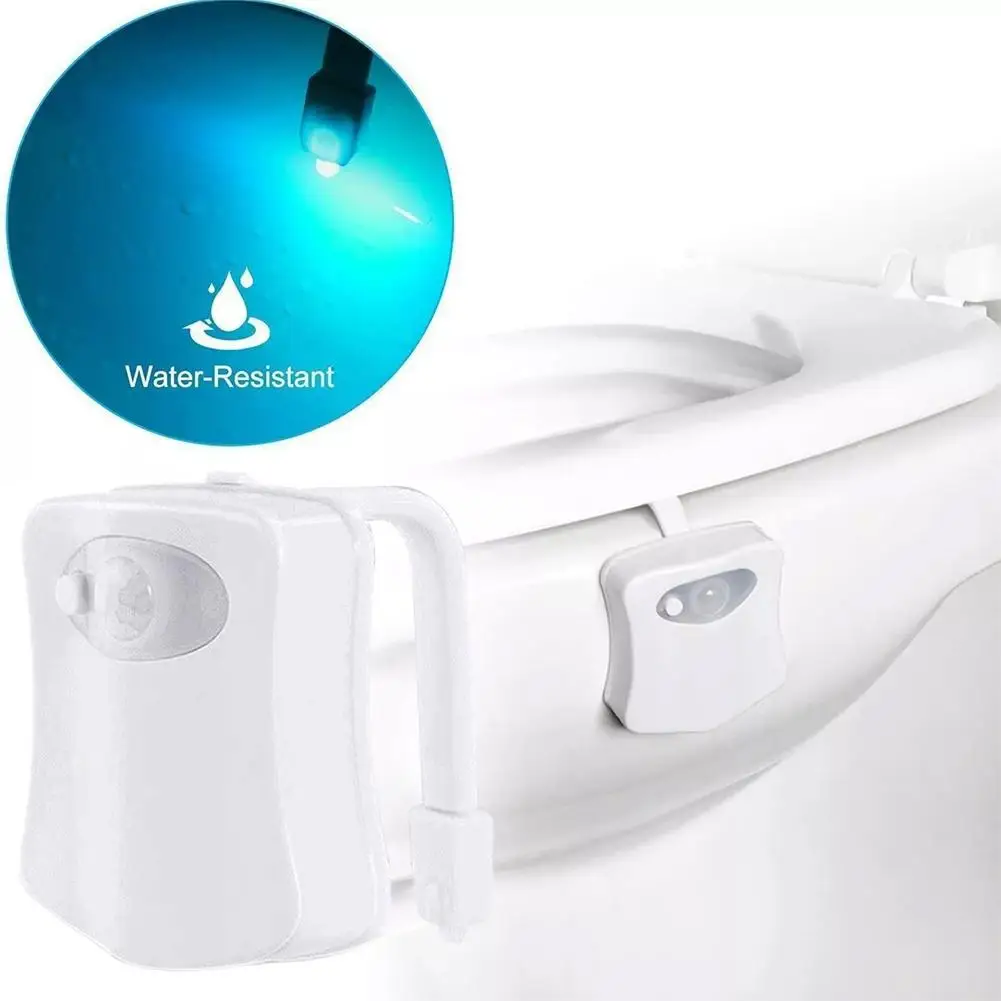 Multi Color Toilet Sensor Light Toilet Night Light Pir Motion Sensor Lights Led Washroom Night Lamp For Bathroom 8 C Z1t2