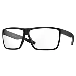 XL Ultralight Sport Sunglasses for Men - TR90 UV400 Oversized Shades for Big Heads (B4 Black Clear)