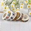 10M Grid Vintage Washi Tape Japanese Paper DIY Planner Masking Tape Adhesive Tapes Stickers Decorative Stationery Tapes 5