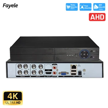 8CH 4K 8MN DVR AHD CVI TVI CVBS 4in1 8MP HD Analog Digital Video Recorder Closed CCTV Security Camera System UTC BNC Coaxial PTZ 1