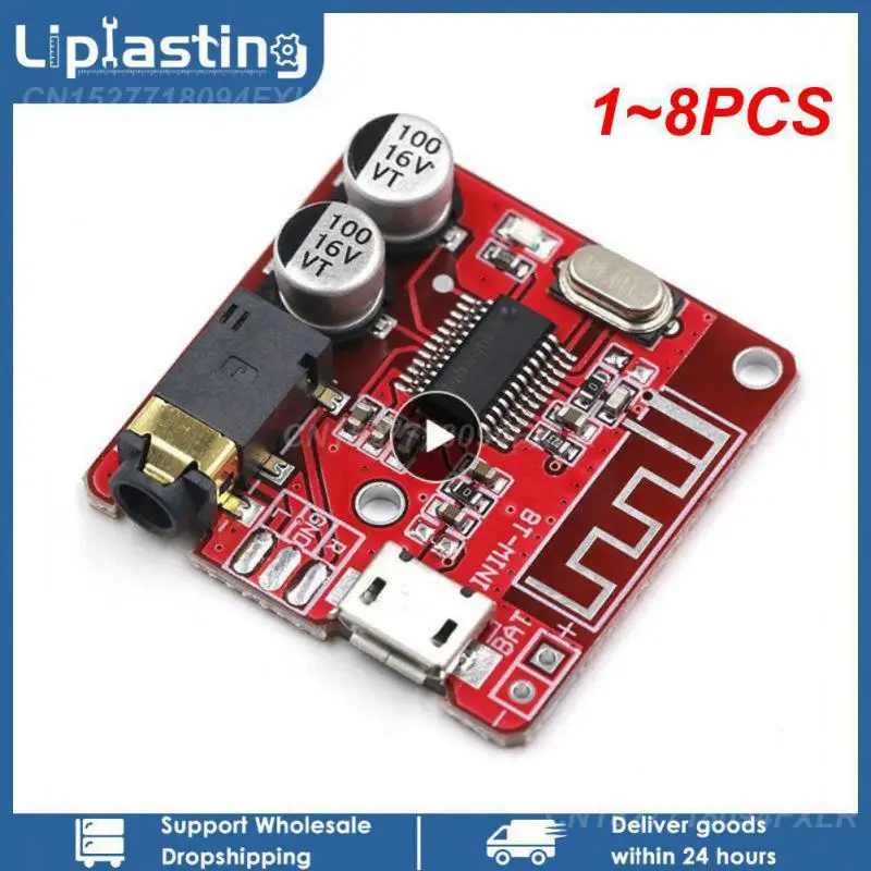 

1 ~ 8 шт., плата аудиоресивера 5,0, mp3 Стандартная плата, беспроводной стерео музыкальный модуль