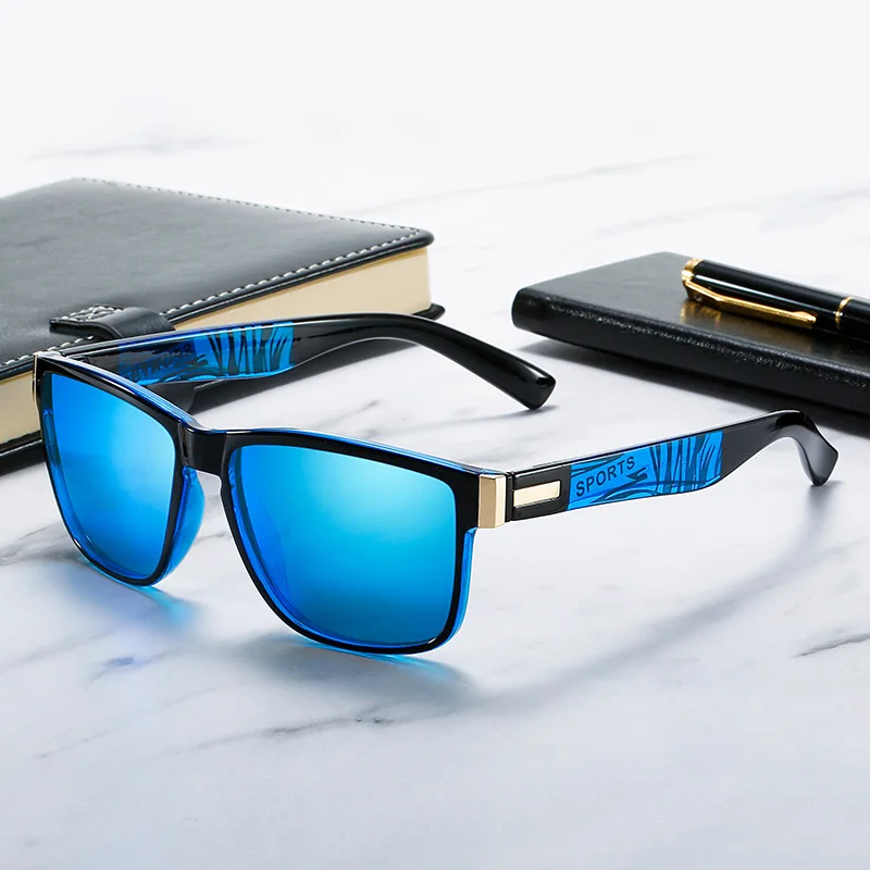 

Солнцезащитные очки Polaroid унисекс, квадратные винтажные Поляризационные солнечные очки от известного бренда