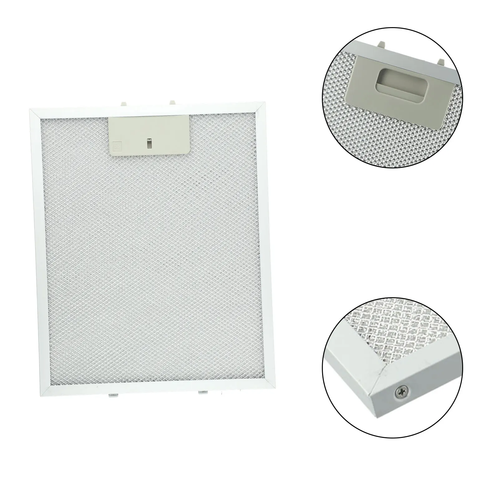 Range Hood Filter Cooker Hood Filter Kitchen Silver Metal Mesh Extractor Vent 300 X 246 X 9mm