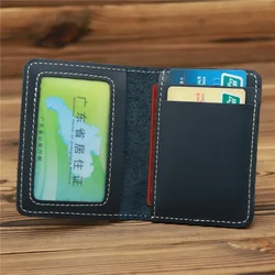 Artisan Leather Vintage - Style Card Holder Wallet - Timeless Gift (Blue)