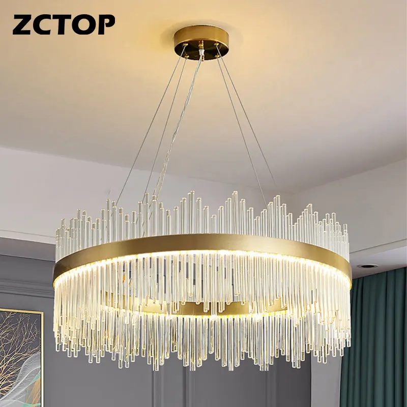

Nordic LED Crystal Chandeliers Luxury Home Art Hanging Pendant Light Living Room Bedroom Kitchen Hotel Decor Pendant Lamp Lustre