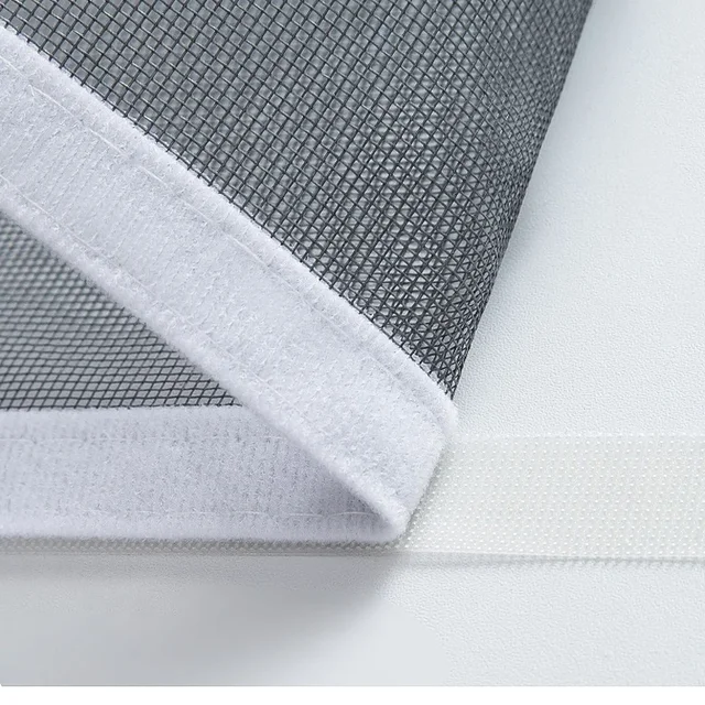 Écran de fenêtre anti-moustiques de taille personnalisable, moustiquaire auto-adhésive pour porte d'été anti-insectes pour fenêtres 3