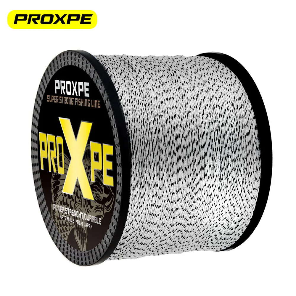 

PROXPE Carp Fishing Line 8 Strands Braided Multifilament PE Wire 165yds 400yds 730yds Smooth Invisible Saltwater Thread