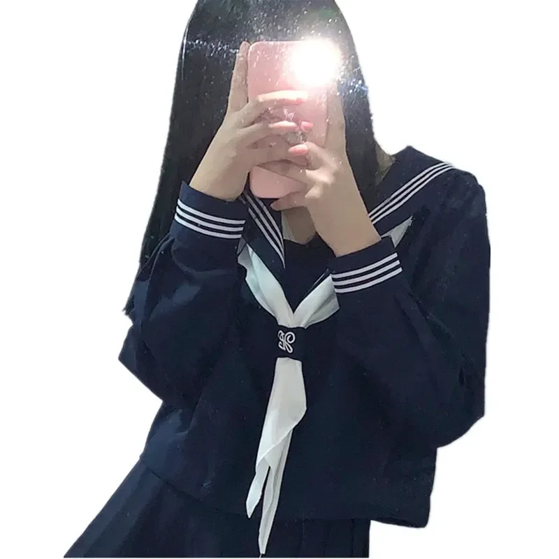 정교회 JK 교복 기본 네이비 네이비 칼리지 스타일 학용품 중학교 선원복 가을 겨울 정장