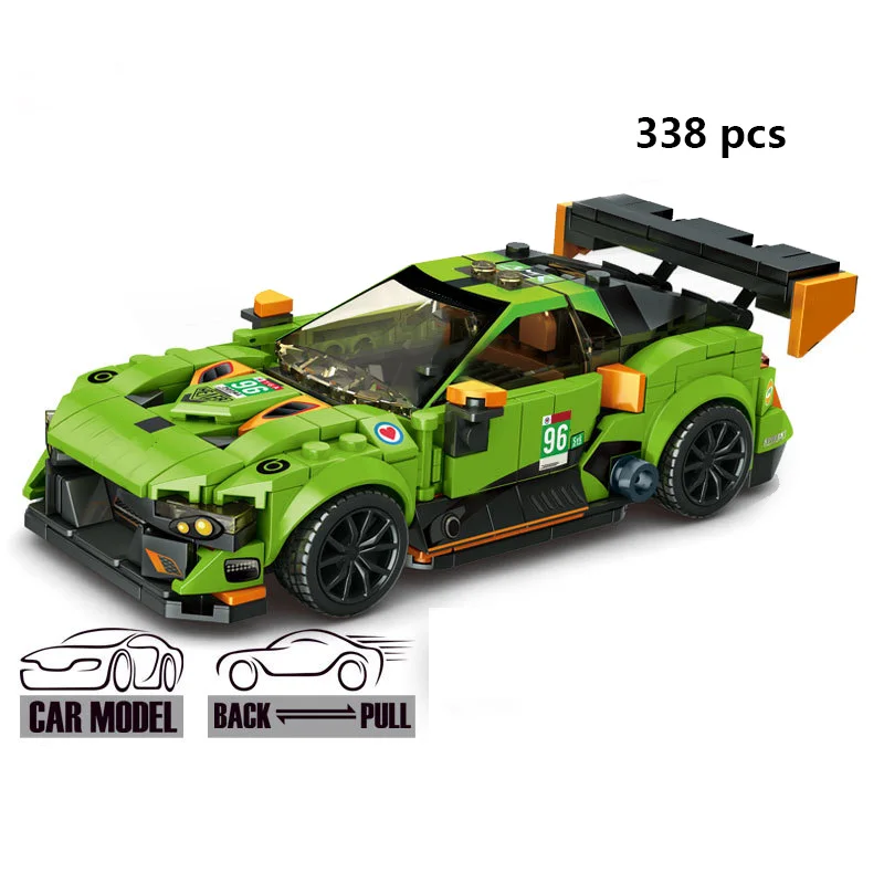 pea pod fidget toy City Speed Champion Racing Car Building Blocks Off Road Vehicle Garage Model Bricks Educational DIY Toys for Children Technique stress squeeze toy Squeeze Toys