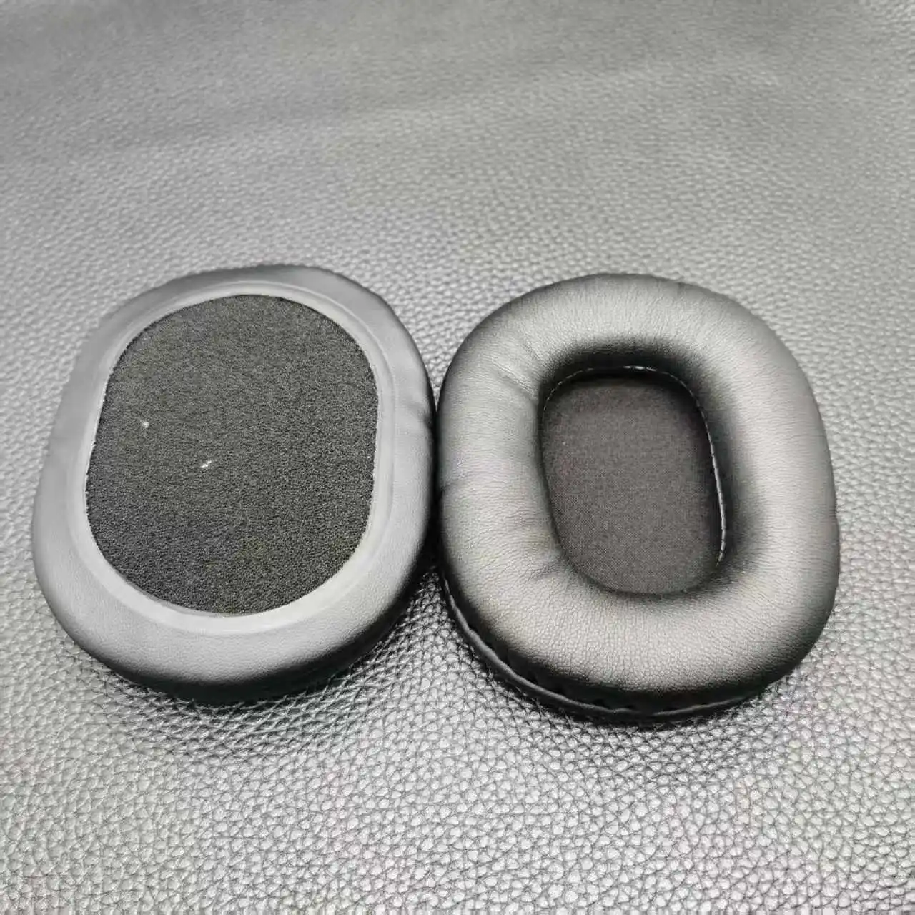 ‌Affordable Sony MDR-7506 Replacement Ear Pads - 2 Leather Options‌ Budget Protein/Wrinkle Leather Cushions Earpads