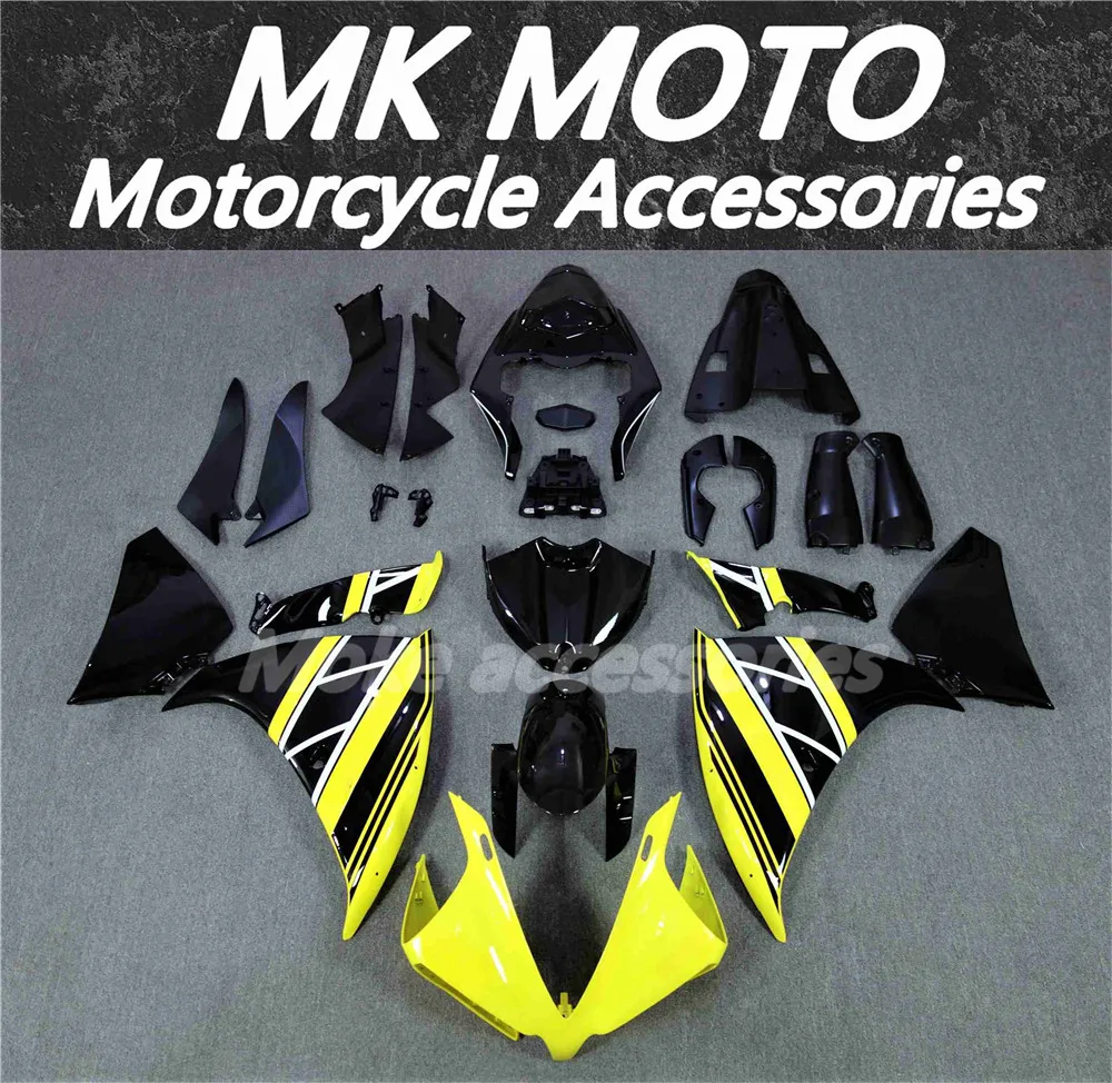 Kit Carene Moto Adatto Per Yzf R1 2012 2013 2014 Set Carrozzeria Iniezione Abs Di Alta Qualità Giallo Nero Laco