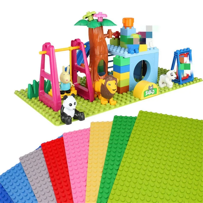 Block Base Plate 16x32 DIY Assembled Building Blocks Baseplate 16*32 Classic Building Blocks Base Board Single Double-sided Base Plate