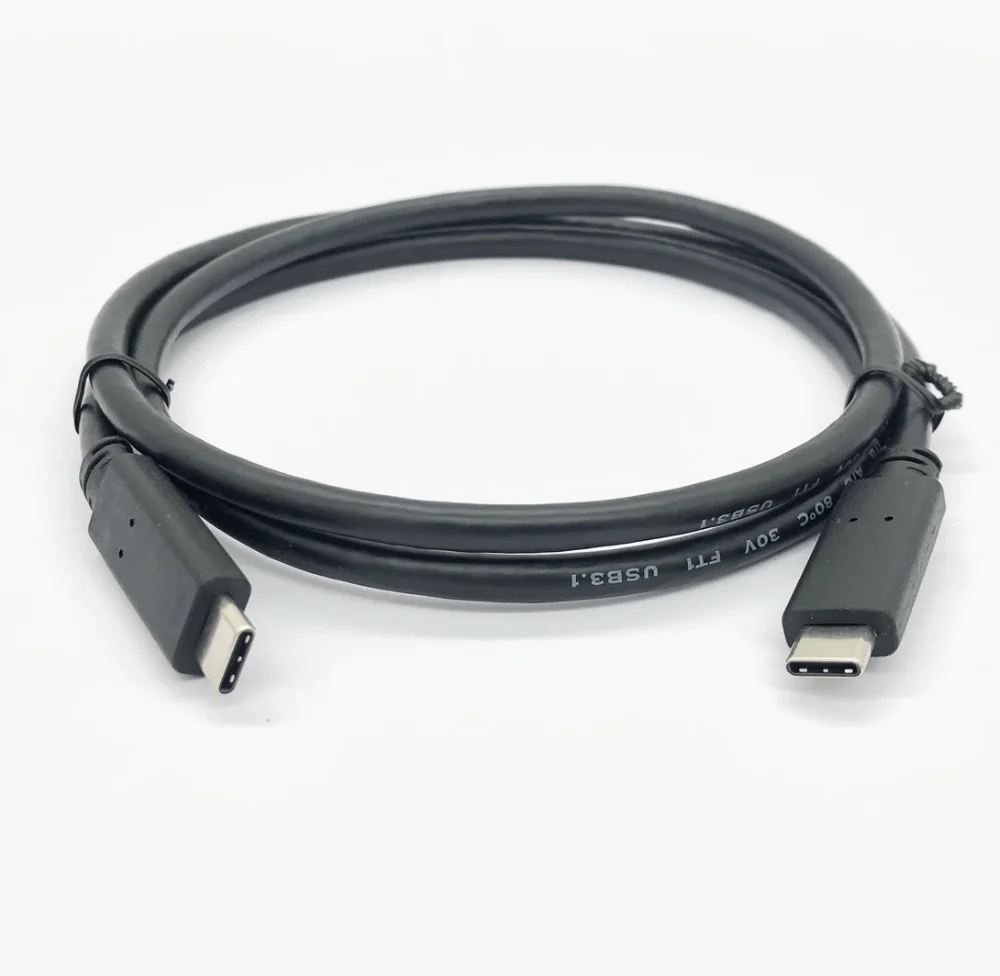 Lenovo HYBRID USB-C with USB-A, 4X90U90618, schwarz, 3 feet & USB-C
