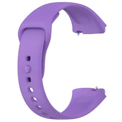 Sport Silicone Wristband and Protective Case for Redmi watch 3 Lite (Purple Strap)