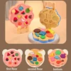 Children's Colored Mud Burger Noodle Machine Toy Rubber Mud Non toxic Mold Tool Set Handmade Clay Girl 3