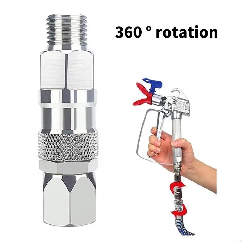 J6BB 2pcs High Pressures Sprayer Hose Swivels Joint Connectors for 360 Degree Rotations and Easy Installation Designs