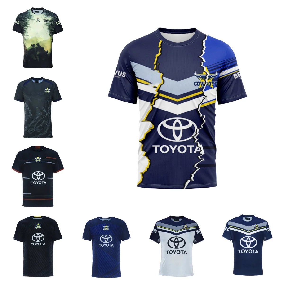 Summer Canterbury Bankstown Bulldogs Men's away jersey Rugby jersey Training Adult clothing