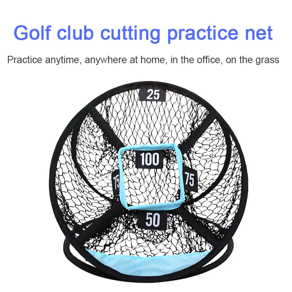 Chip-Shot Golf Chipping Net Pieghevole Golf Net Chipping Precisione E Swing Practice Per La Pratica All'Aperto E Al Coperto 28X28X3Cm