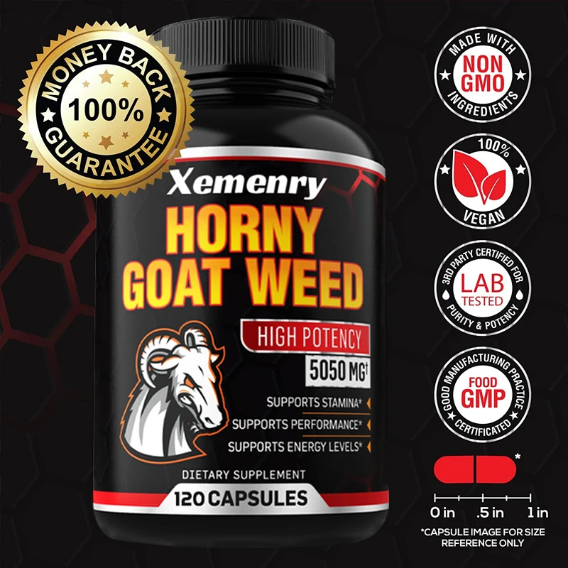 Horny Goat Weed Capsules 5050 mg 120 Capsules