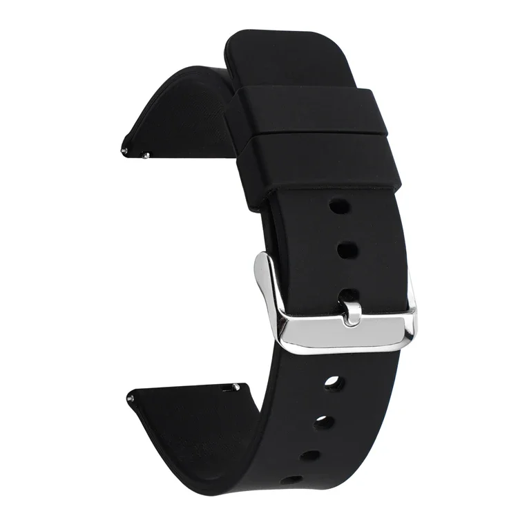 Universal Waterproof Silicone Sport Strap - Quick Release Soft Watch Band