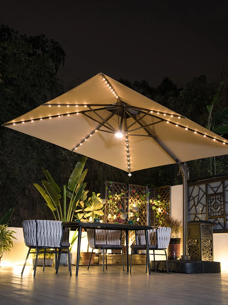 Outdoor umbrella courtyard umbrella stall large umbrella garden