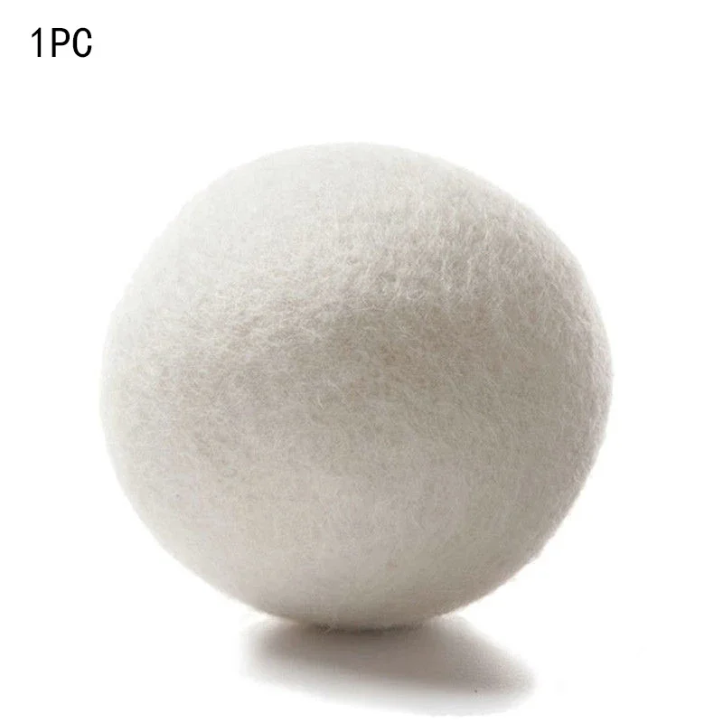 Eco-Friendly 5cm Wool Dryer Balls - Reusable Softener & Laundry Care Accessory