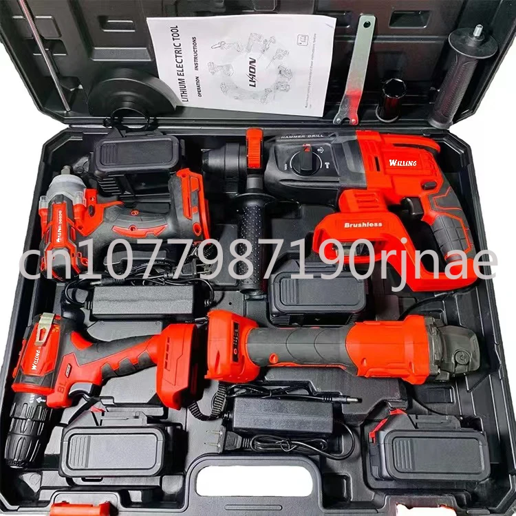 

Handheld High Torque Wrench 350N.m Impact Cordless Wrench Electric Battery Li-ion Battery Power Impact Wrench