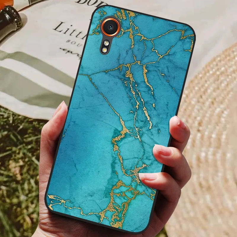 Fashion Painted TPU Silicone Phone Back Cover for Samsung XCover Series