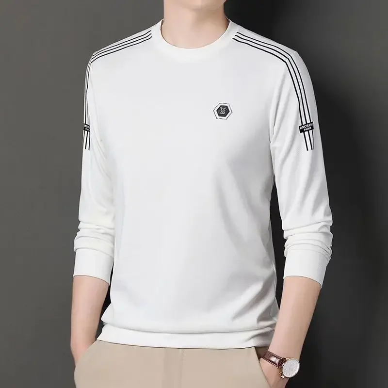 thumbnail image 1 of Camiseta holgada para hombre Tendencias de moda 2024 Jerseys para hombre Capa base Emo Tops de alta marca Venta de sudaderas estéticas de calidad de lujo, 1 of 5