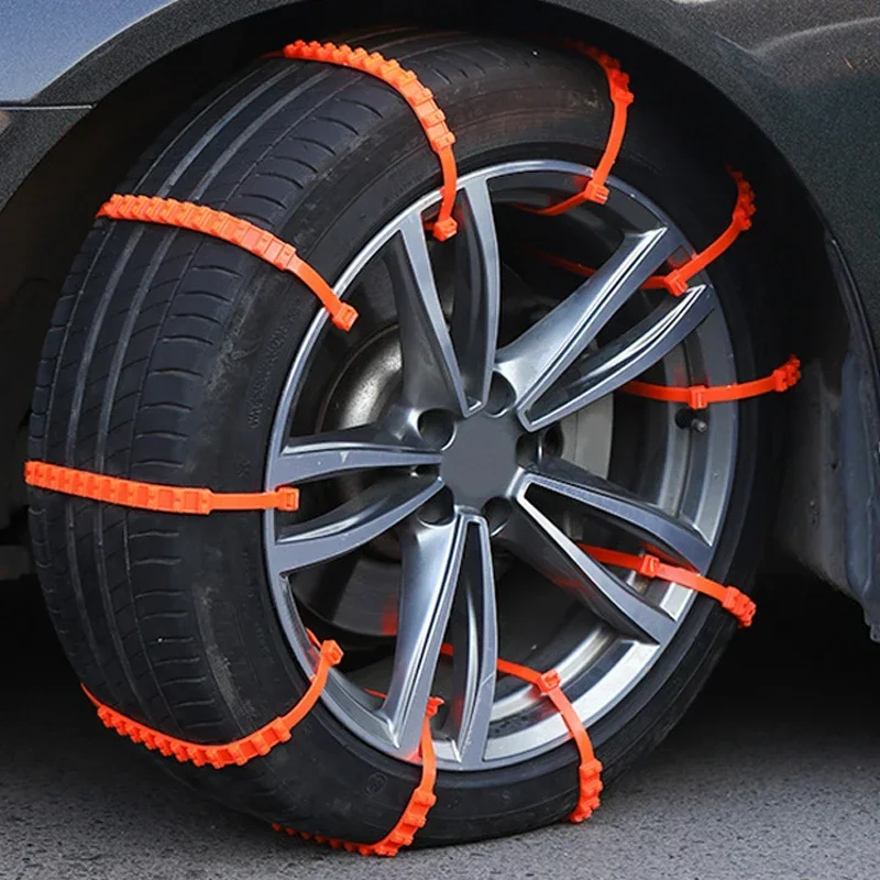 10/20pcs Car Tire Chain Nylon Tire Chain Universal Suv Truck Auto Wheel Anti-slip Security Adjustable Snow for Safe