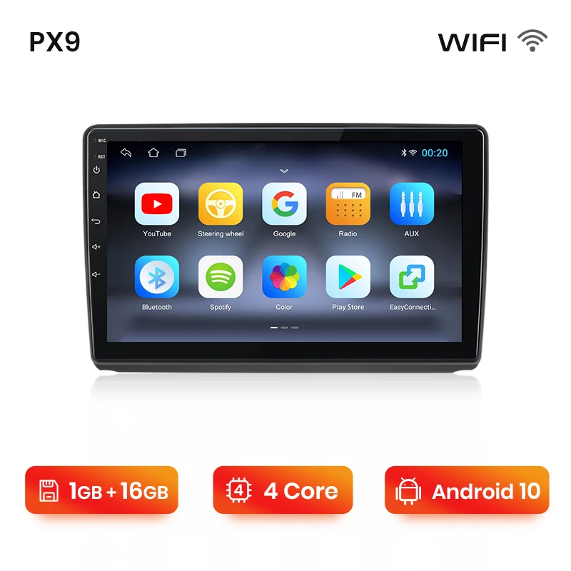 Autoradio Android 13 10.1" Pour Renault Trafic 2 / Opel Vivaro A / Nissan Primastar (2006-2014) - CarPlay/Android Auto Sans Fil, GPS, 2G+64G