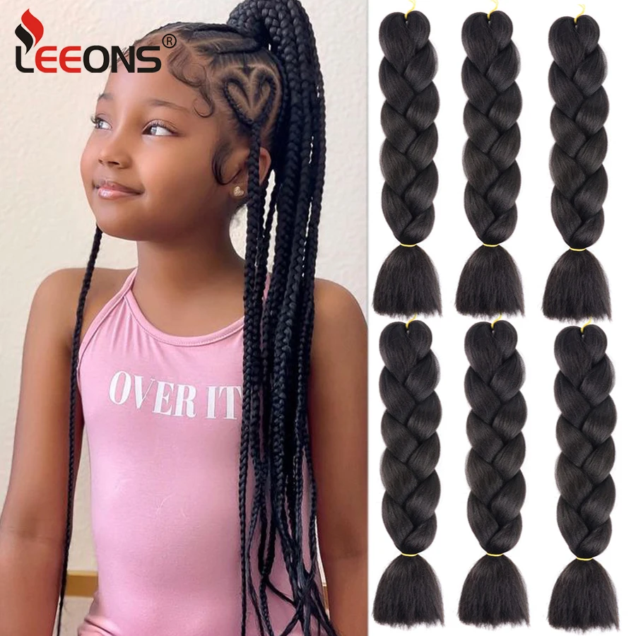 

Ombre Hair Extensions Hair Braids African Jumbo Stretched Braiding Hair Frosted Glowing Synthetic Crochet Braiding Hair