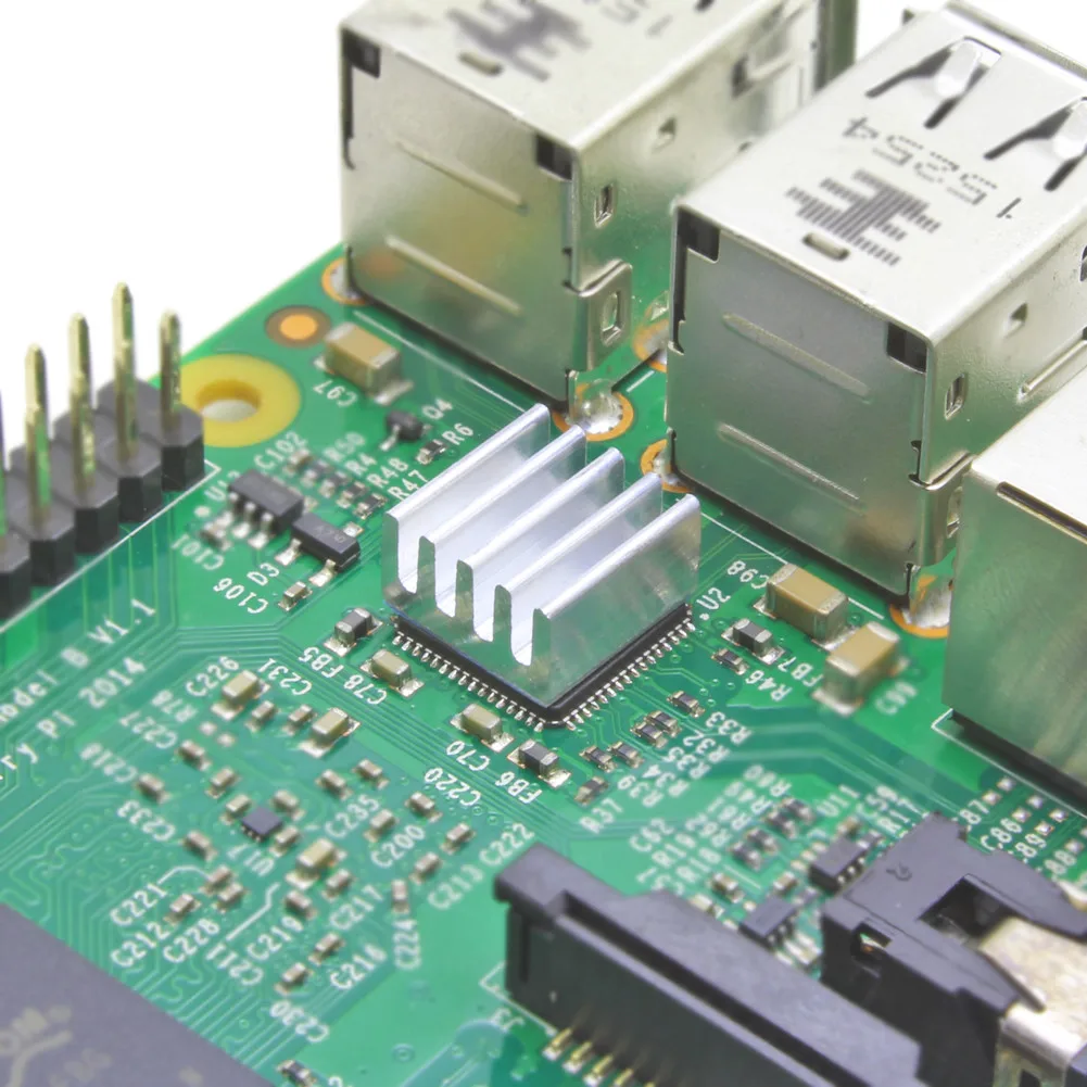 Aluminum Heatsink Radiator for Electronic IC Chip Raspberry Pi Cooling