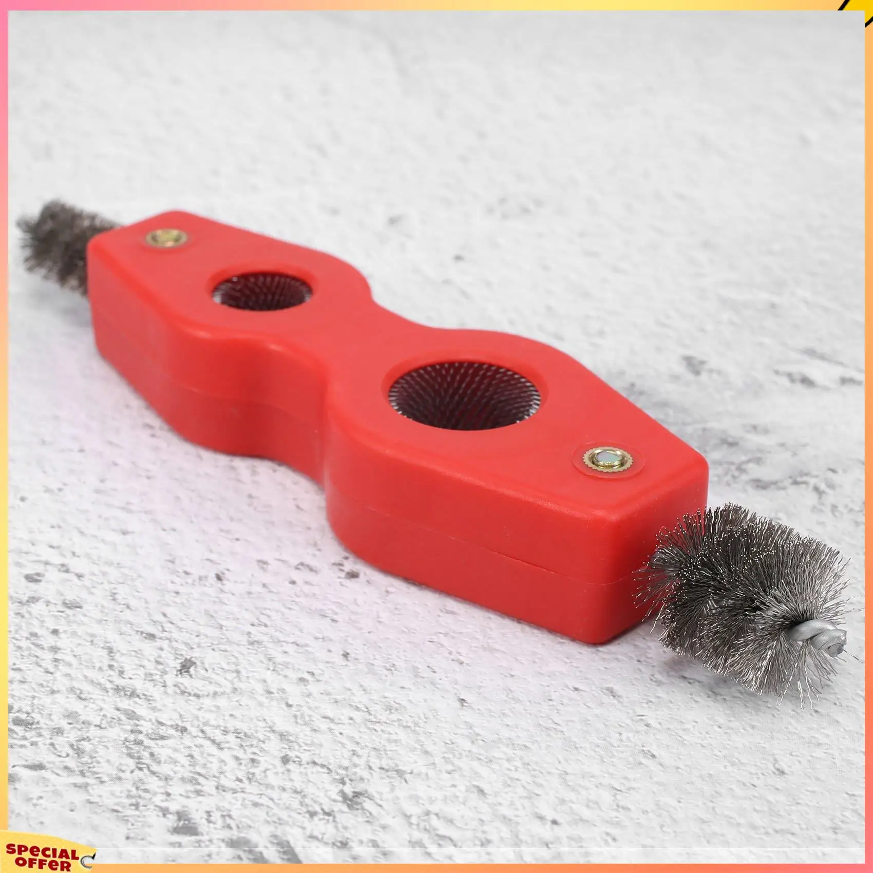 ABFI 파이프 리머 디버링 도구, 5Pcs 구리 파이프 클리너 및 리머 세트, 파이프 디버링 브러시, 튜빙 챔퍼 도구