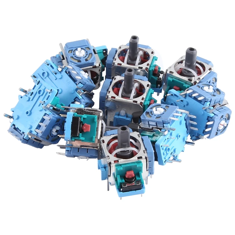 10Pcs 3D Joystick Modulo Potenziometro Per Ps5 Ps4 Controller Di Gioco Joystick Vibrante Riparazione Pezzi Di Ricambio Accessori