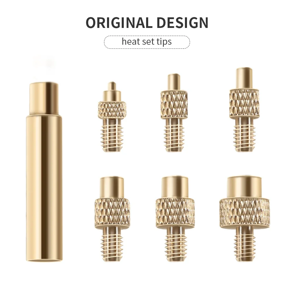 صواميل نحاسية حرارية M2-M8 عدة إدراج