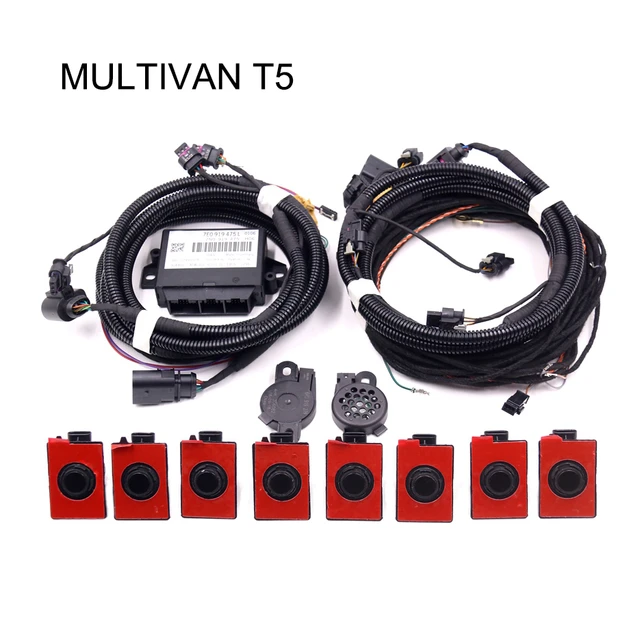 Park Pilot Front and Rear 8 Sensor 8K Parking PDC OPS without PDC Button  For VW MULTIVAN T5