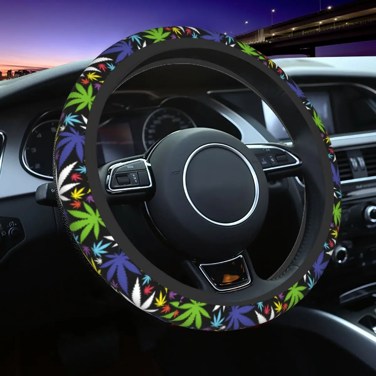 maple-leafs-car-steering-wheel-cover-38cm-anti-slip-weed-leaf-auto