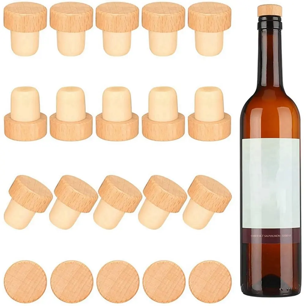 10Pcs Wine Bottle Cork T Shaped Cork Plugs for Wine Cork Wine Stopper